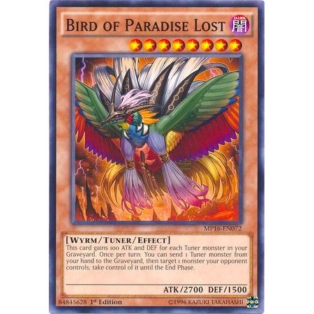 Image for Bird of Paradise Lost (MP16-EN072) (MP16) - YuGiOh