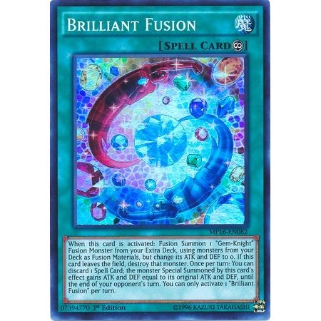 Image for Brilliant Fusion (MP16-EN082) (MP16) - YuGiOh