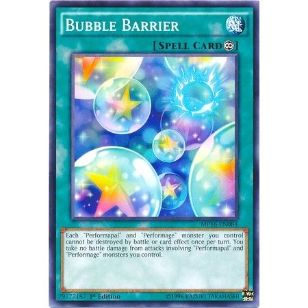 Image for Bubble Barrier (MP16-EN084) (MP16) - YuGiOh