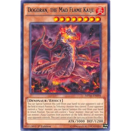 Image for Dogoran, the Mad Flame Kaiju (MP16-EN098) (MP16) - YuGiOh