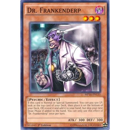 Image for Dr. Frankenderp (MP16-EN135) (MP16) - YuGiOh