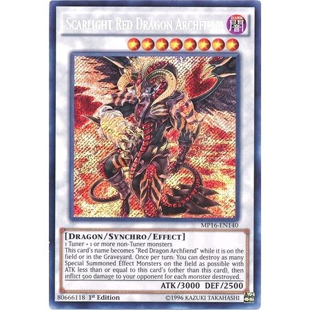 Image for Scarlight Red Dragon Archfiend (MP16-EN140) (MP16) - YuGiOh