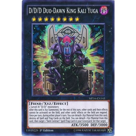Image for D/D/D Duo-Dawn King Kali Yuga (MP16-EN143) (MP16) - YuGiOh