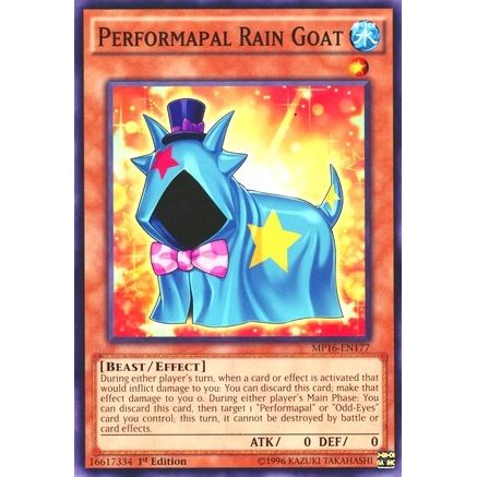 Image for Performapal Rain Goat (MP16-EN177) (MP16) - YuGiOh