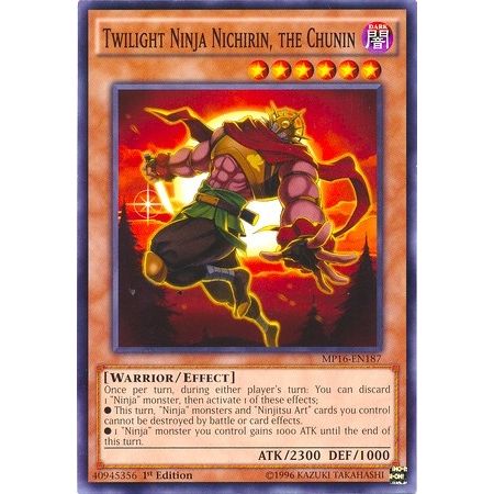 Image for Twilight Ninja Nichirin, the Chunin (MP16-EN187) (MP16) - YuGiOh
