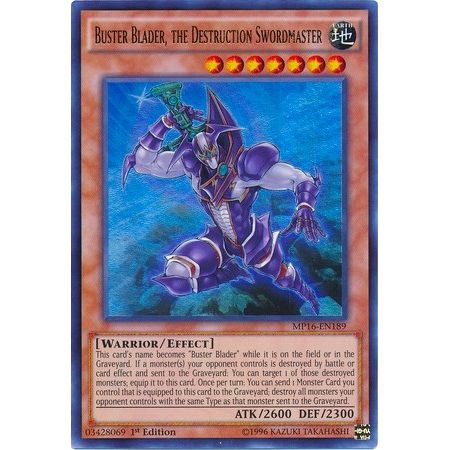 Image for Buster Blader, the Destruction Swordmaster (MP16-EN189) (MP16) - YuGiOh