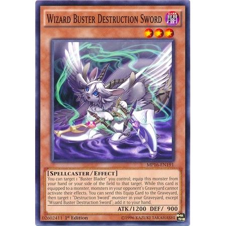 Image for Wizard Buster Destruction Sword (MP16-EN191) (MP16) - YuGiOh