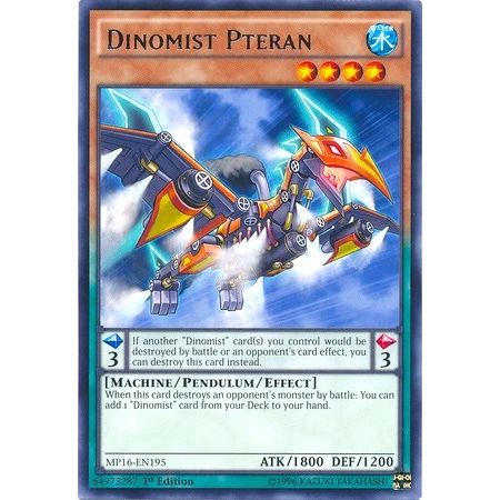 Image for Dinomist Pteran (MP16-EN195) (MP16) - YuGiOh