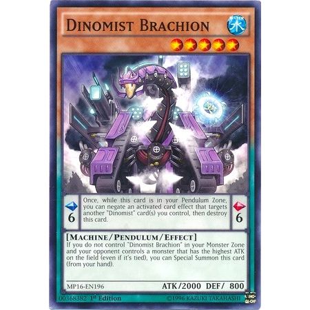 Image for Dinomist Brachion (MP16-EN196) (MP16) - YuGiOh