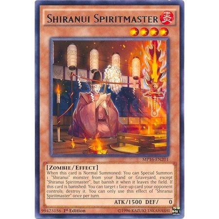 Image for Shiranui Spiritmaster (MP16-EN201) (MP16) - YuGiOh