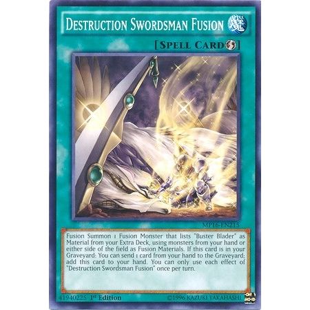 Image for Destruction Swordsman Fusion (MP16-EN215) (MP16) - YuGiOh