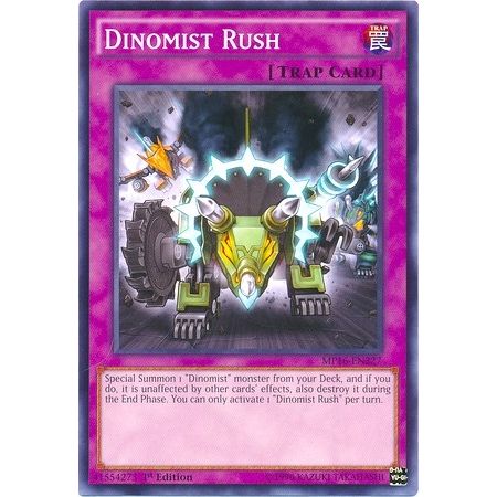 Image for Dinomist Rush (MP16-EN227) (MP16) - YuGiOh