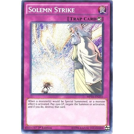 Image for Solemn Strike (MP16-EN231) (MP16) - YuGiOh