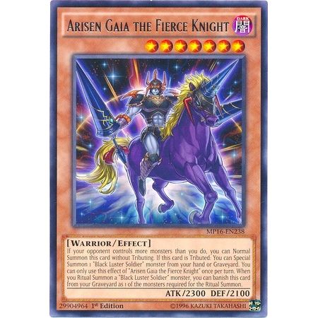 Image for Arisen Gaia the Fierce Knight (MP16-EN238) (MP16) - YuGiOh