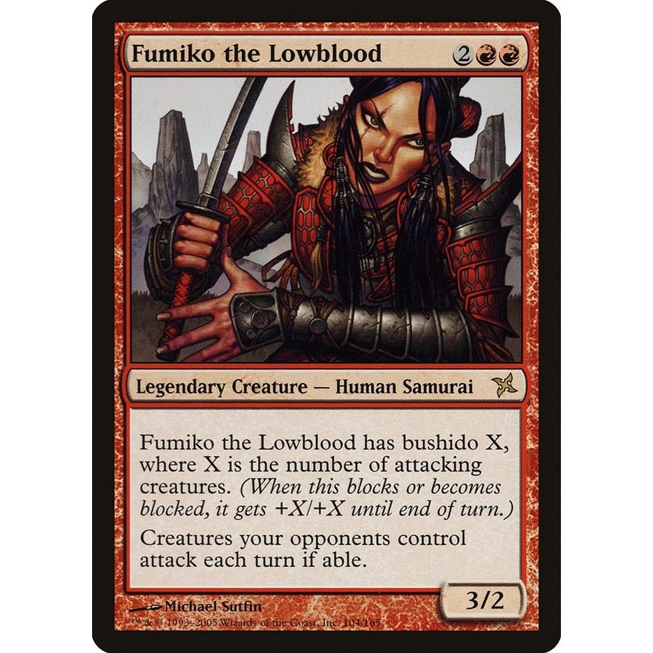 Image for Fumiko the Lowblood (104) (BOK) - Magic: The Gathering