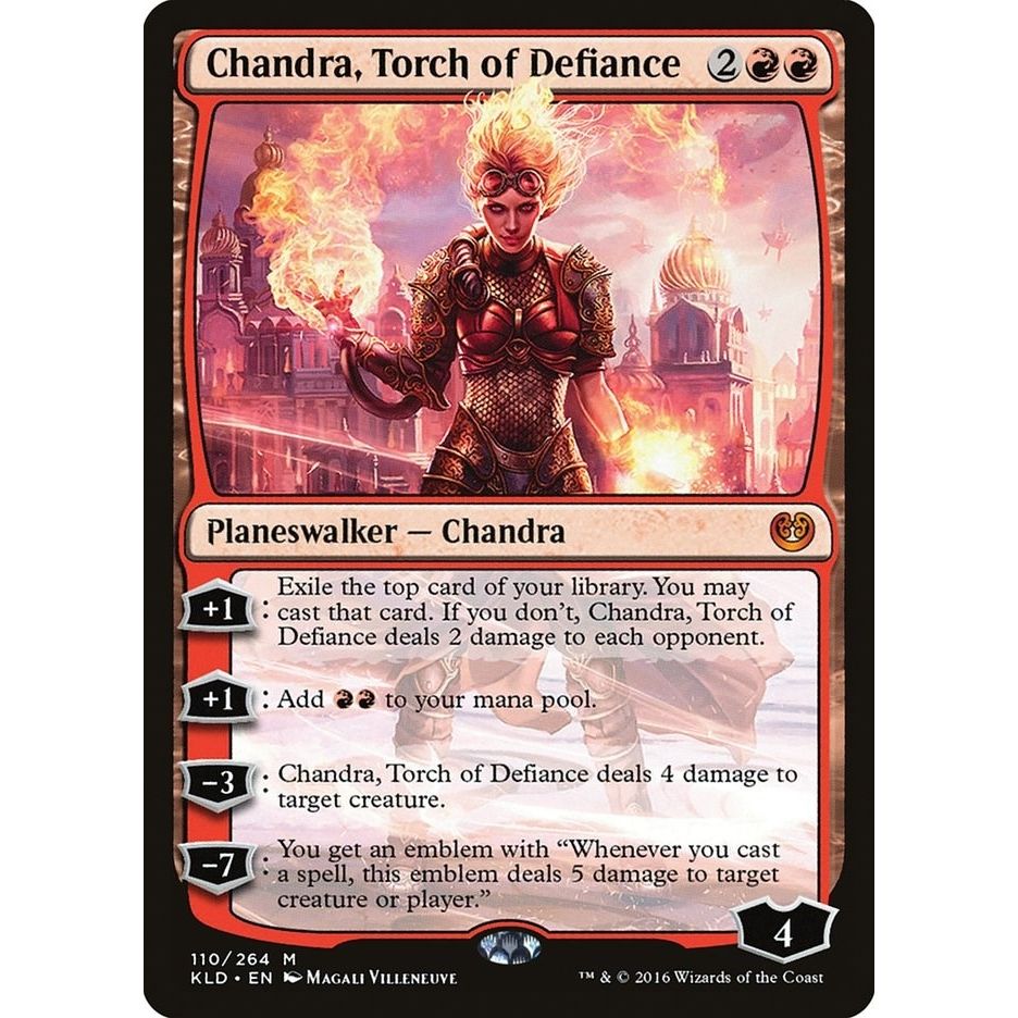 Image for Chandra, Torch of Defiance (110) (KLD) - Magic: The Gathering