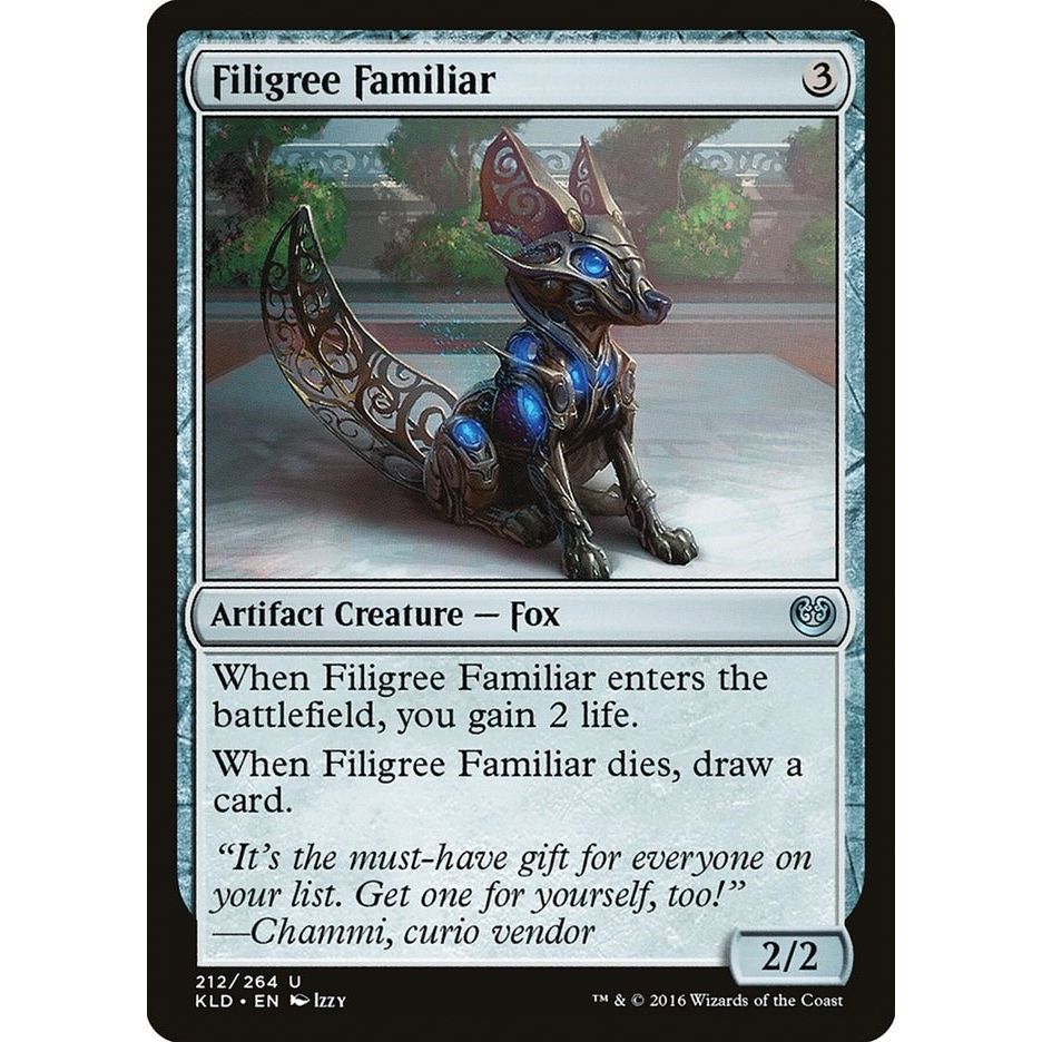Image for Filigree Familiar (212) (KLD) - Magic: The Gathering