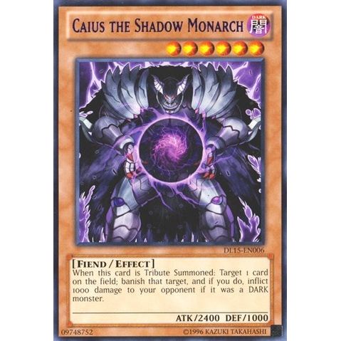 Image for Caius the Shadow Monarch (Purple) (DL15-EN006) (DL) - YuGiOh