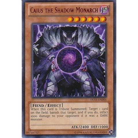 Image for Caius the Shadow Monarch (Red) (DL15-EN006) (DL) - YuGiOh