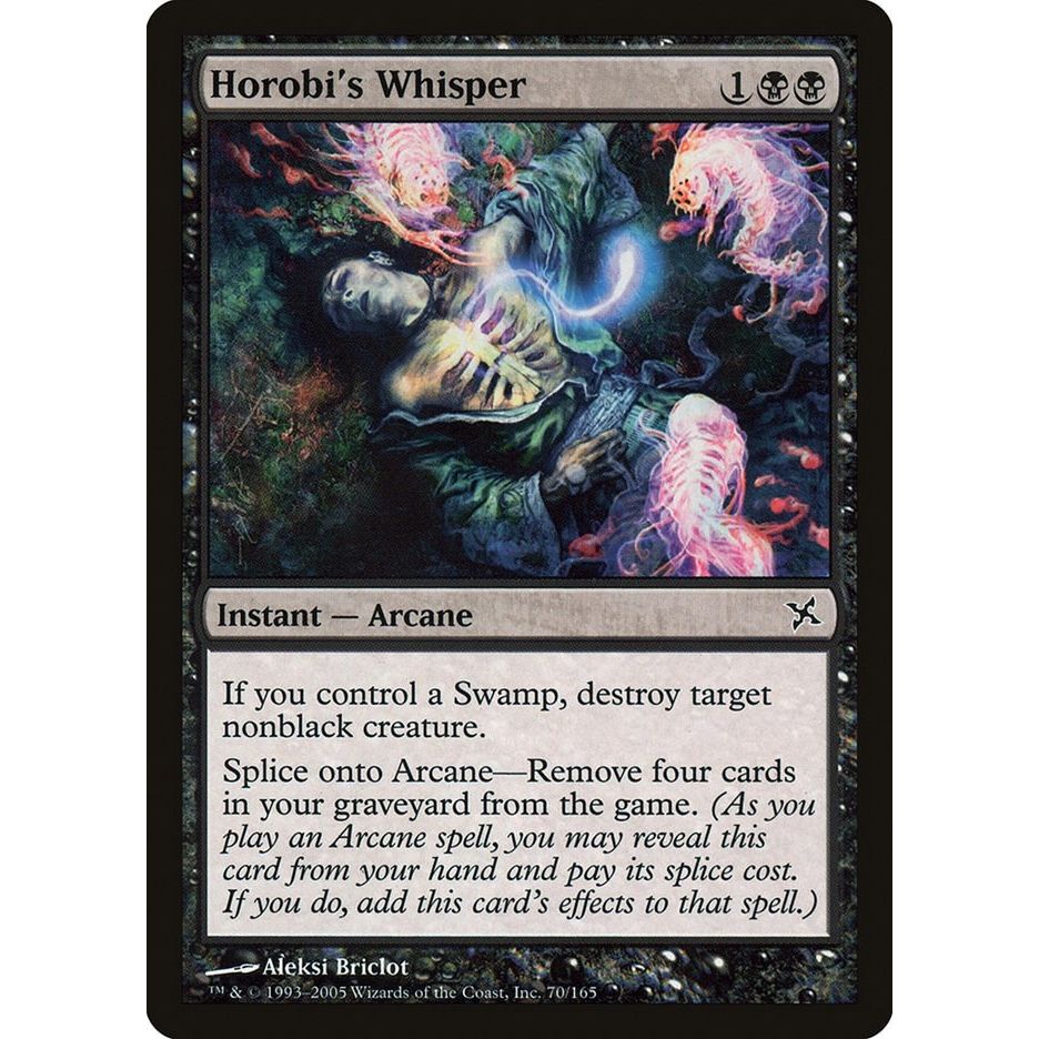 Image for Horobi's Whisper (70) (BOK) - Magic: The Gathering