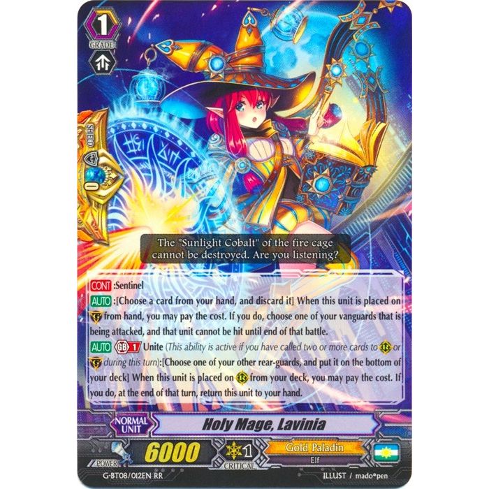 Image for Holy Mage, Lavinia (G-BT08/012EN) (G-BT08) - Cardfight Vanguard