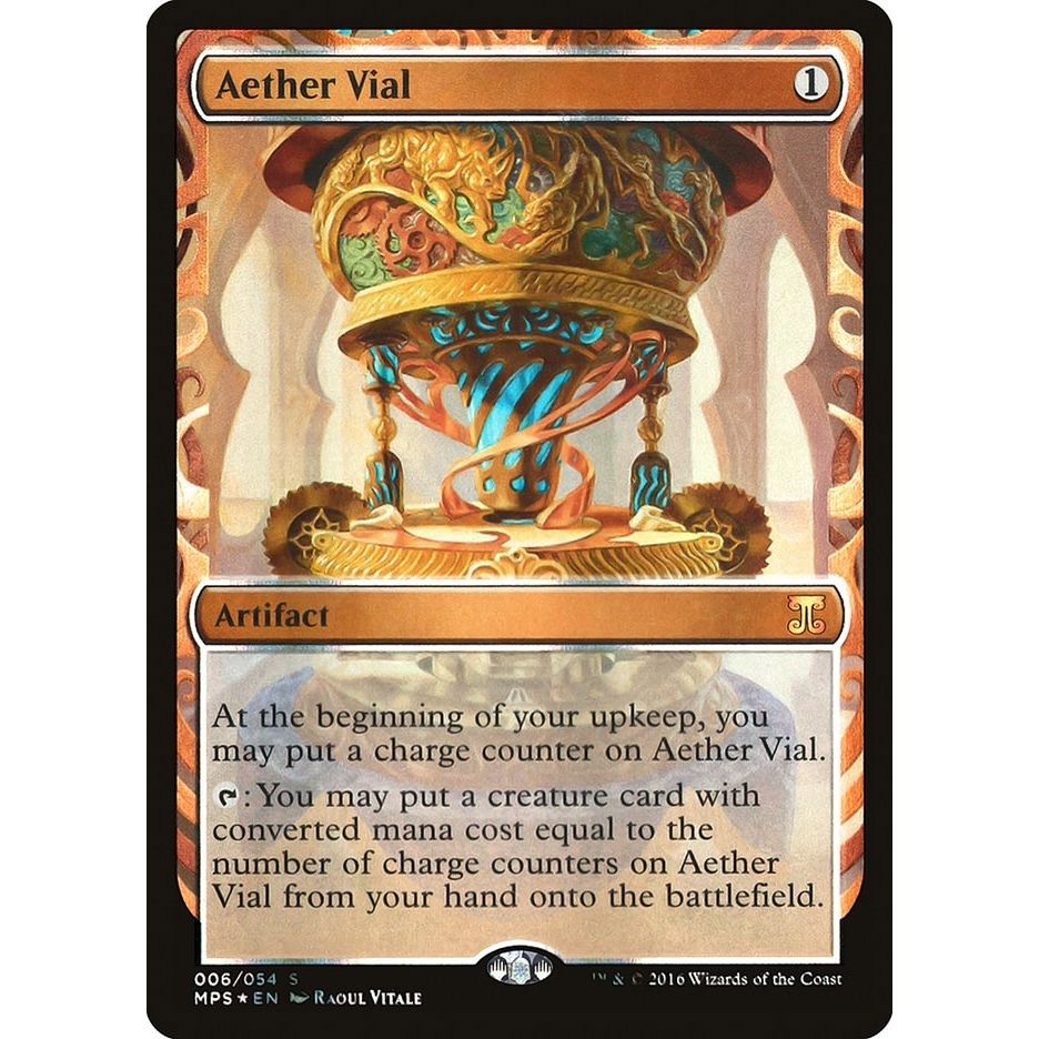 Image for Aether Vial (6) (MPS) - Magic: The Gathering