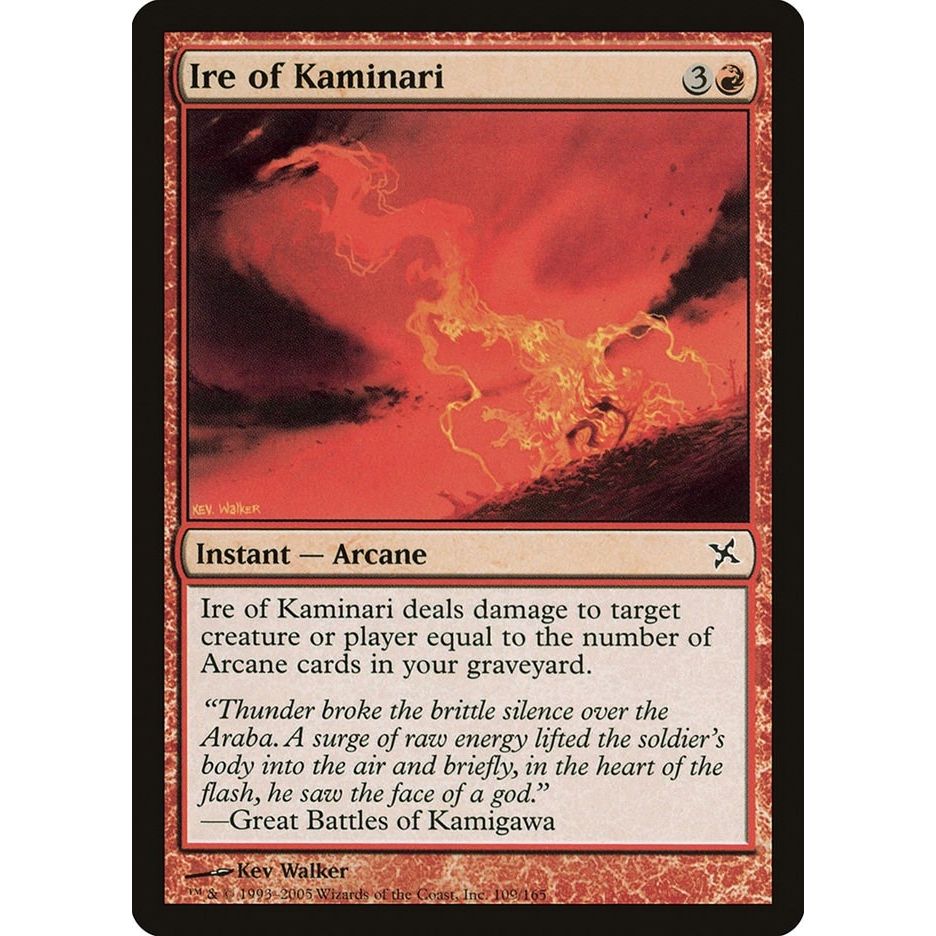 Image for Ire of Kaminari (109) (BOK) - Magic: The Gathering