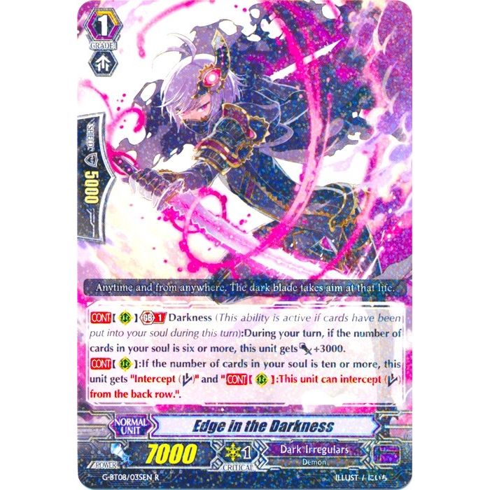 Image for Edge in the Darkness (G-BT08/035EN) (G-BT08) - Cardfight Vanguard