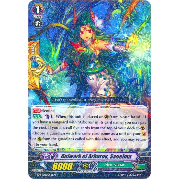 Image for Bulwark of Arboros, Sanelma (G-BT08/044EN) (G-BT08) - Cardfight Vanguard