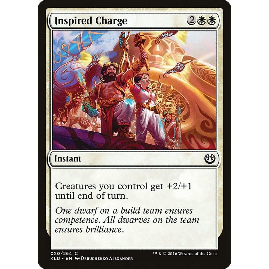 Image for Inspired Charge (20) (KLD) - Magic: The Gathering