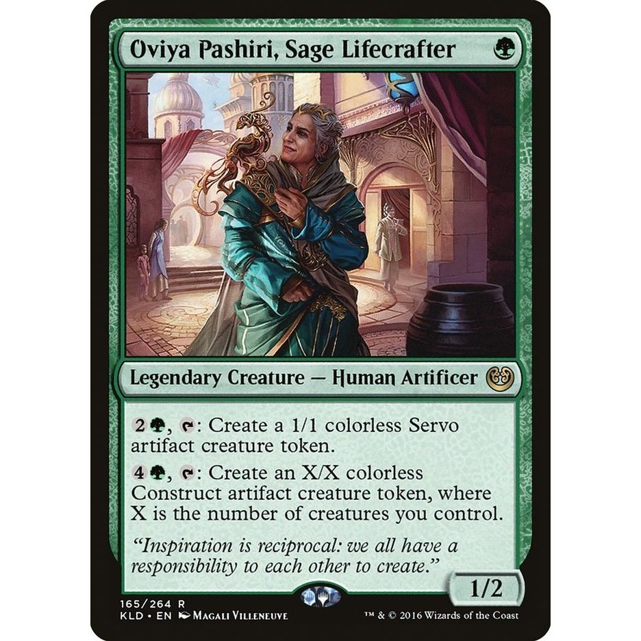 Image for Oviya Pashiri, Sage Lifecrafter (165) (KLD) - Magic: The Gathering