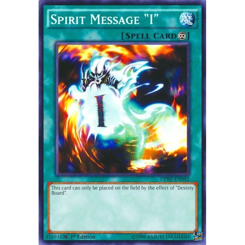 Image for Spirit Message "I" (DPRP-EN042) (DPRP) - YuGiOh