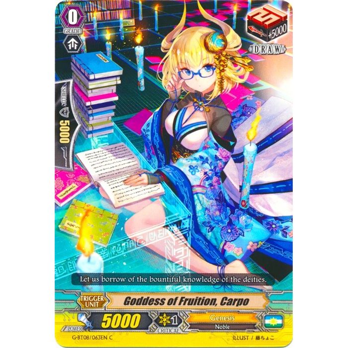 Image for Goddess of Fruition, Carpo (G-BT08/063EN) (G-BT08) - Cardfight Vanguard