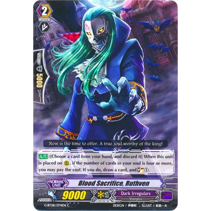Image for Blood Sacrifice, Ruthven (G-BT08/074EN) (G-BT08) - Cardfight Vanguard