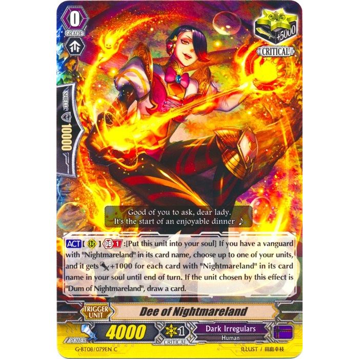 Image for Dee of Nightmareland (G-BT08/079EN) (G-BT08) - Cardfight Vanguard