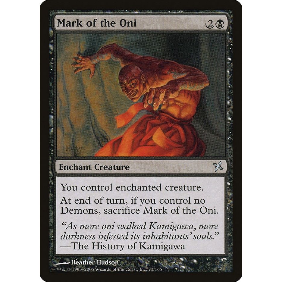 Image for Mark of the Oni (73) (BOK) - Magic: The Gathering