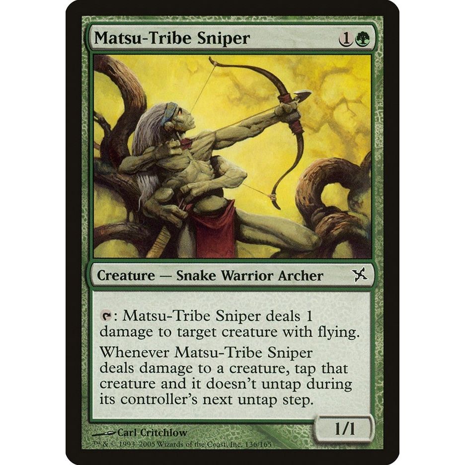 Image for Matsu-Tribe Sniper (136) (BOK) - Magic: The Gathering