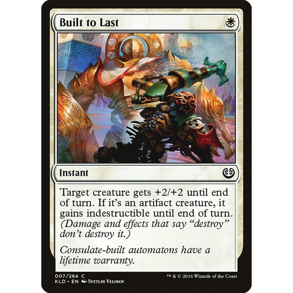 Image for Built to Last (7) (KLD) - Magic: The Gathering