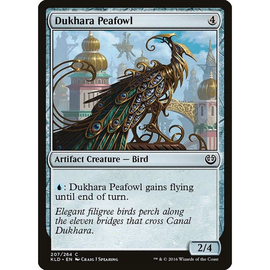 Image for Dukhara Peafowl (207) (KLD) - Magic: The Gathering