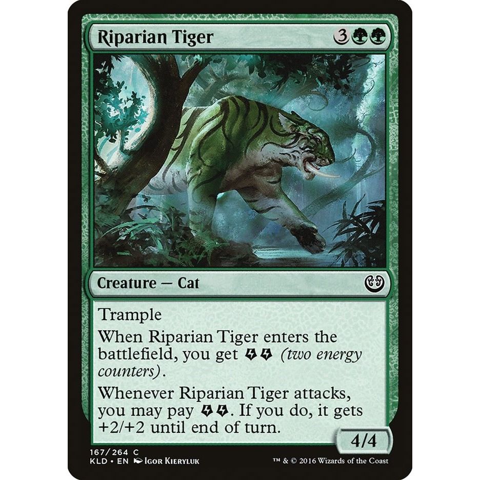 Image for Riparian Tiger (167) (KLD) - Magic: The Gathering