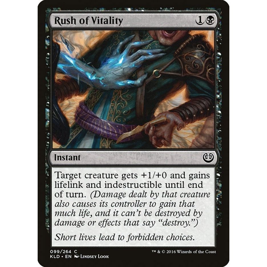 Image for Rush of Vitality (99) (KLD) - Magic: The Gathering