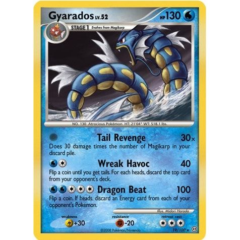 Image for Gyarados - 19/100 (DP Stormfront) (019/100) (PR) - Pokemon