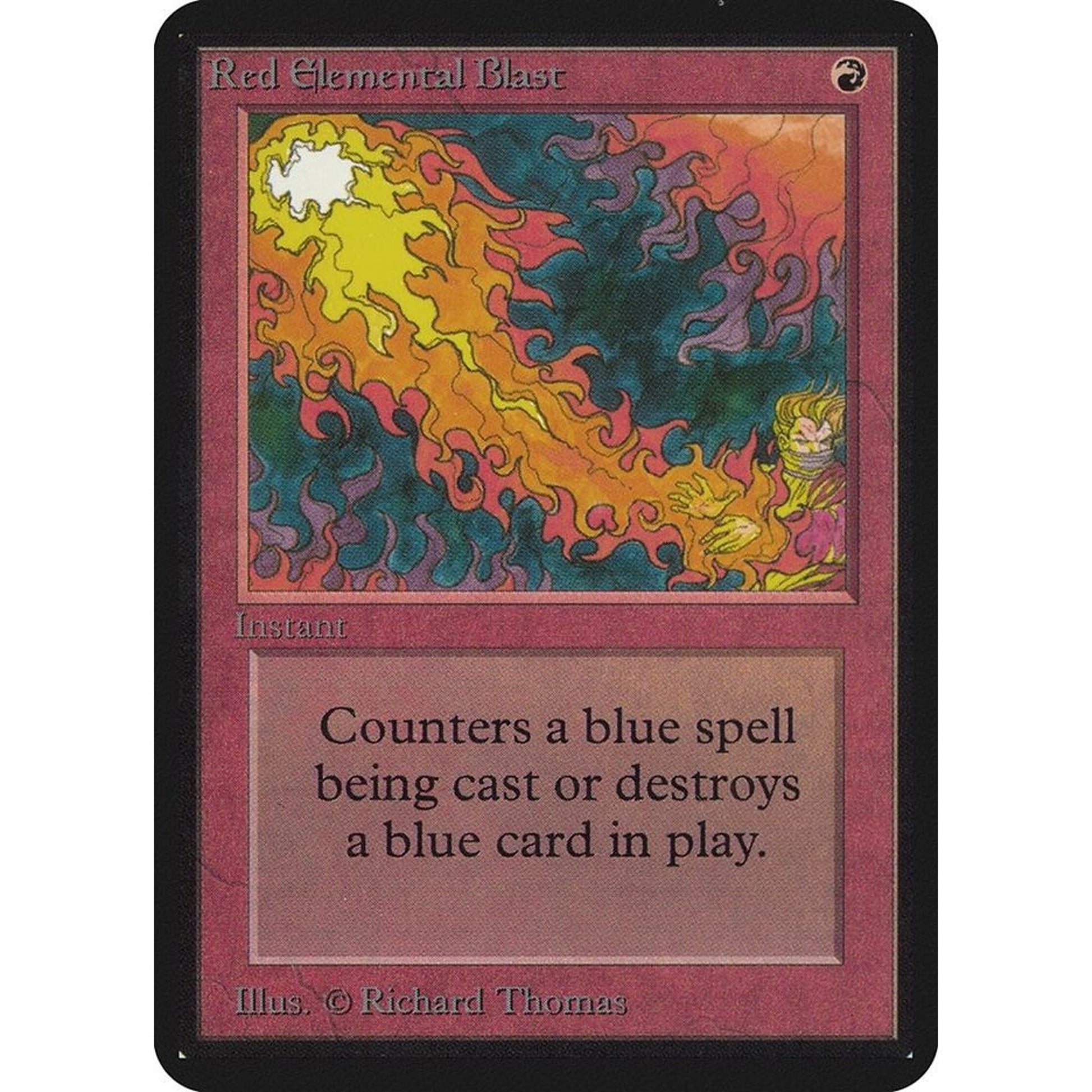 Image for Red Elemental Blast (LEA) - Magic: The Gathering