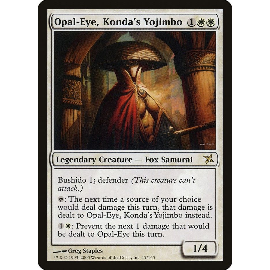 Image for Opal-Eye, Konda's Yojimbo (17) (BOK) - Magic: The Gathering
