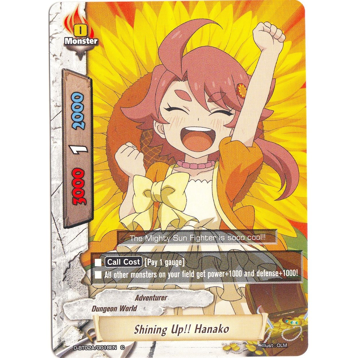 Image for Shining Up!! Hanako (D-BT02A/0018EN) (D-BT02A) - Future Card BuddyFight