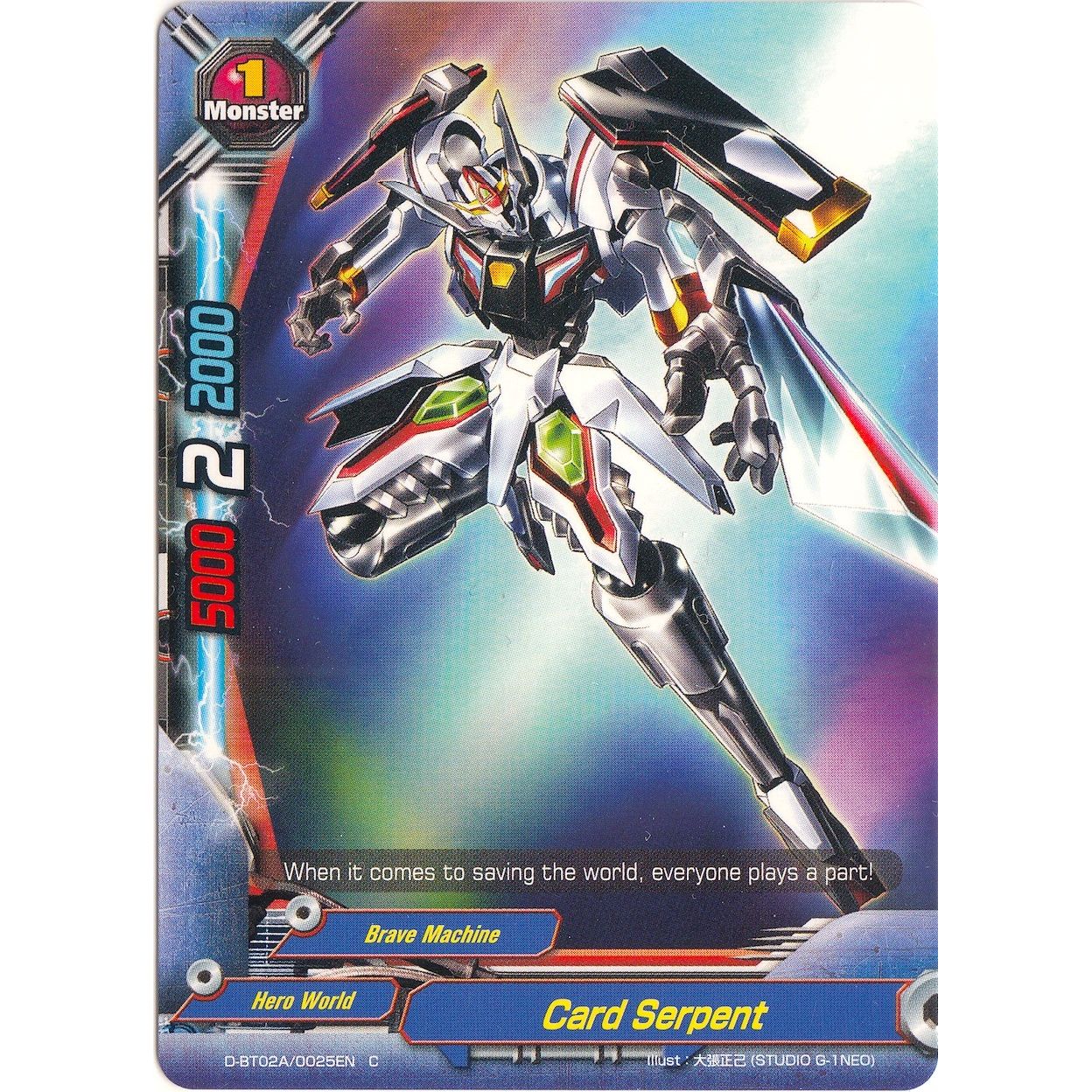 Image for Card Serpent (D-BT02A/0025EN) (D-BT02A) - Future Card BuddyFight