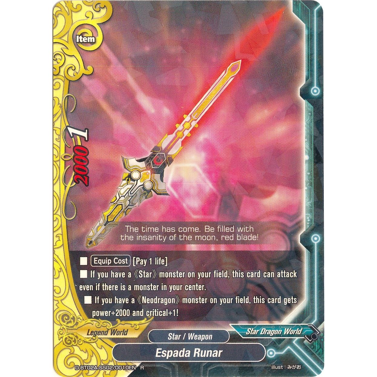 Image for Espada Renard (Red) (D-BT02A-SS02/0010EN) (D-BT02A) - Future Card BuddyFight