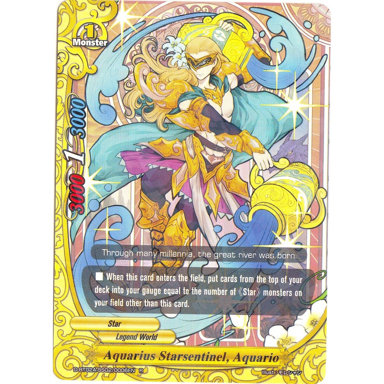 Image for Aquarius Starsentinel, Aquario (D-BT02A-SS02/0006EN) (D-BT02A) - Future Card BuddyFight