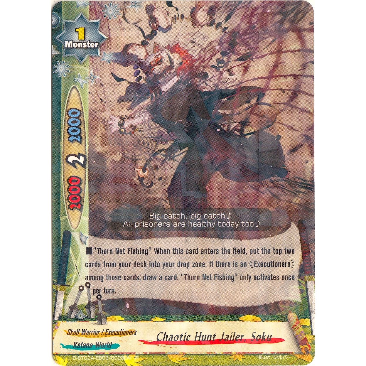 Image for Chaotic Hunt Jailer, Soku (D-BT02A-EB03/0023EN) (D-BT02A) - Future Card BuddyFight