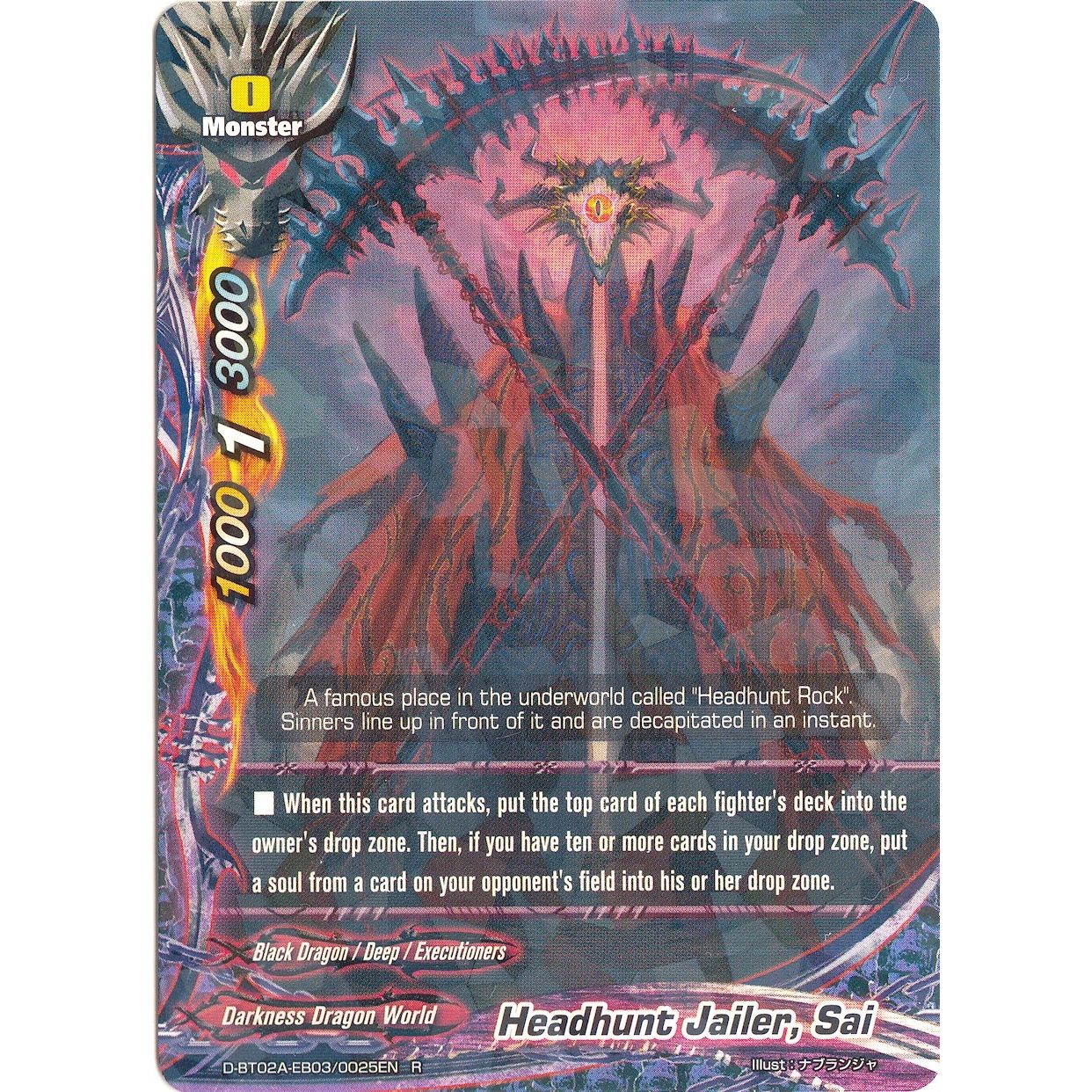 Image for Headhunt Jailer, Sai (D-BT02A-EB03/0025EN) (D-BT02A) - Future Card BuddyFight